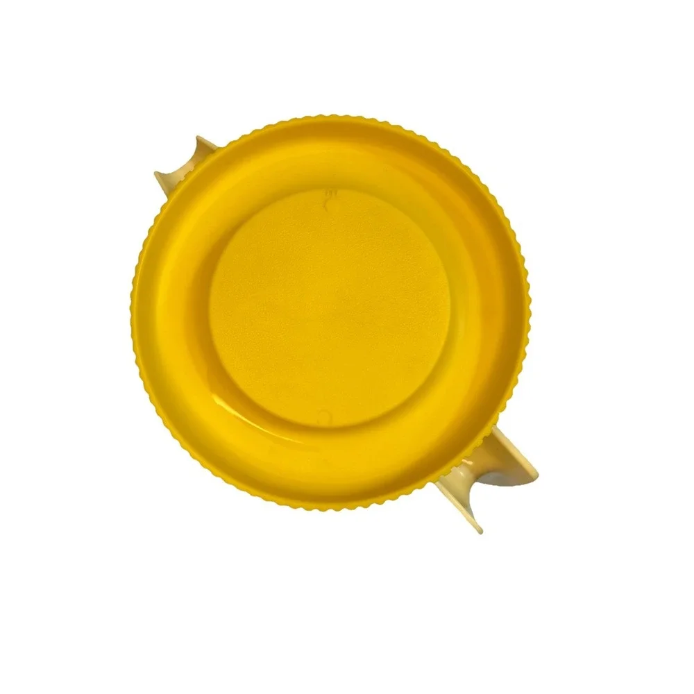 Vintage ALLADINWARE Yellow W/ Drink Choices Retro 2-1/4 Qt  Pitcher Tea Juice